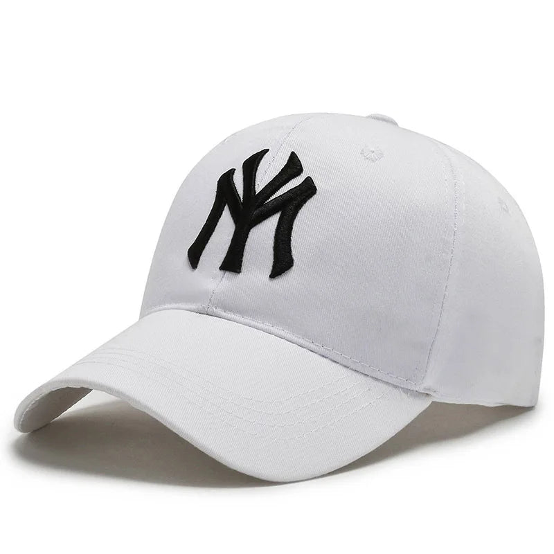 Fashion Korean Letter MY Baseball Cap 3D Embroidery Dad Hat Men Women Summer Sun Visor Caps Fishing Hat Unisex-Teens Hip Hop Hat