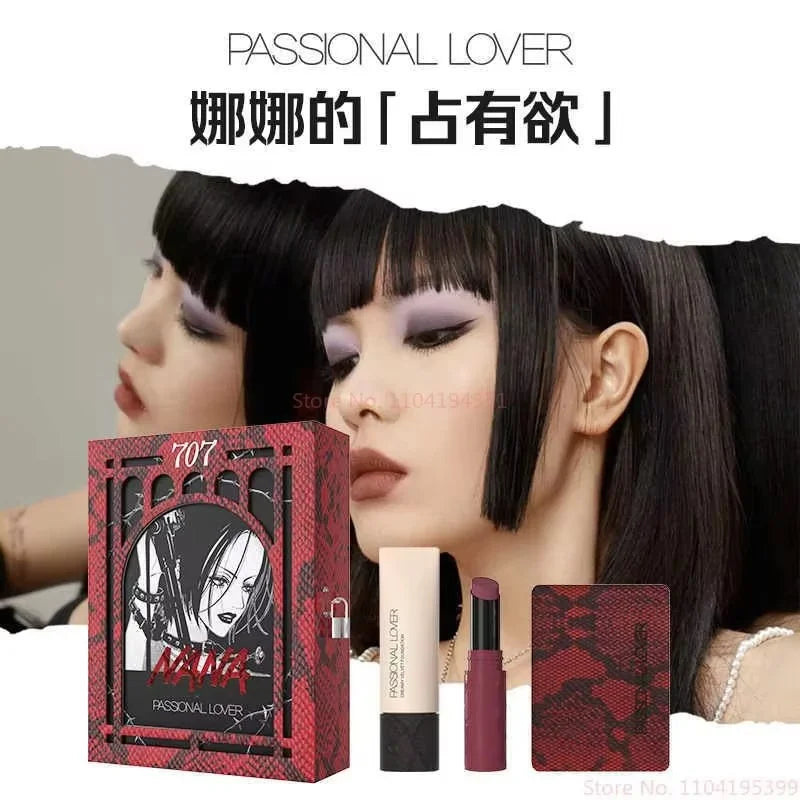 Anime Nana Joint Name Makeup Gift Box Hot Girl Lipstick Foundation Eyeshadow Palette Set Sexy Long Lasting Cosmetic Gifts