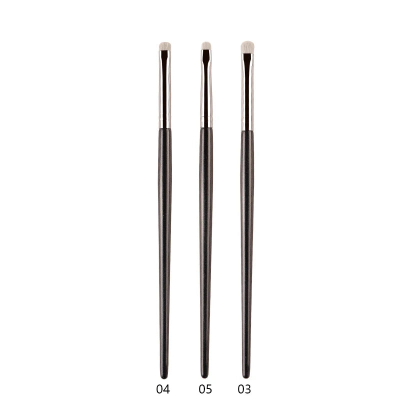 1pc White Pony Hair Eyeshadow Makeup brushes Small Smudge Precision Crease Detail Bevel Eye Shadow Make up brush Liner Lip