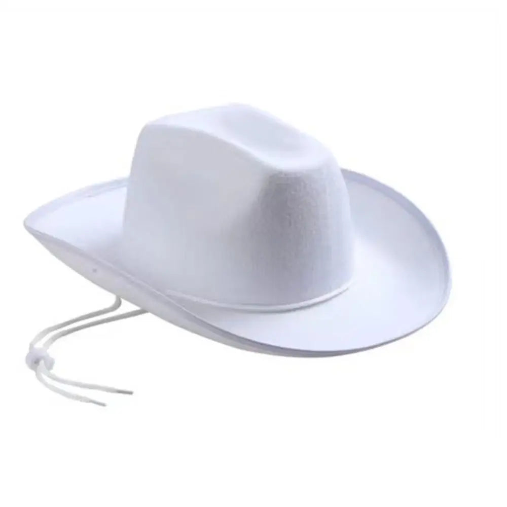 Cowboy Hat Women Men Cowboy Accessory Felt Princess Hat Bachelorette Party Hat Costume Party Cosplay Cowgirl Hat Performance