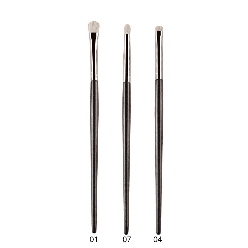 1pc White Pony Hair Eyeshadow Makeup brushes Small Smudge Precision Crease Detail Bevel Eye Shadow Make up brush Liner Lip