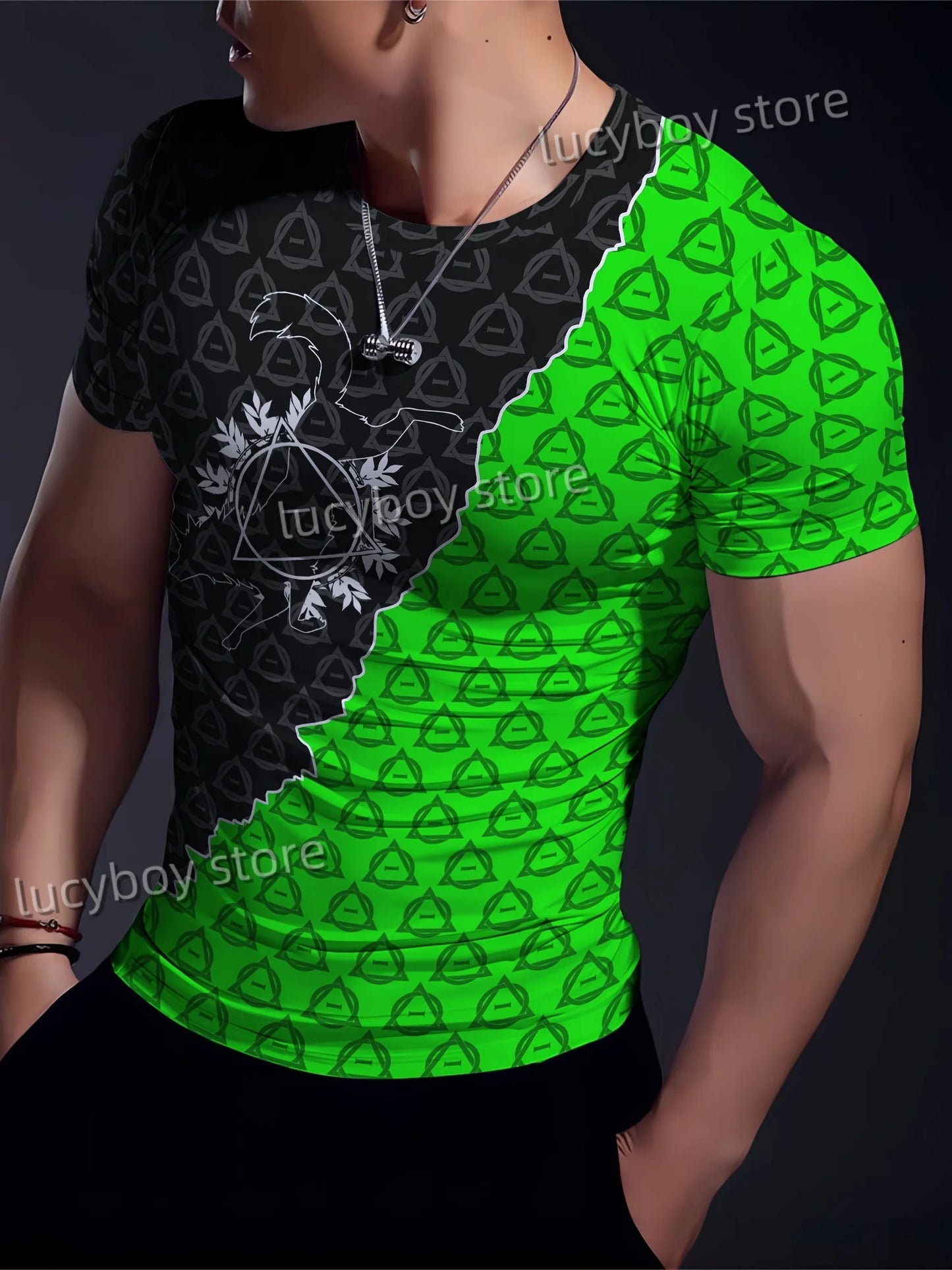 Men's Sports Gym T Shirt Muscle Training Tees Short Sleeve Tees Quick Drying Running Sportwear Men Oversized Tops Men Clothing