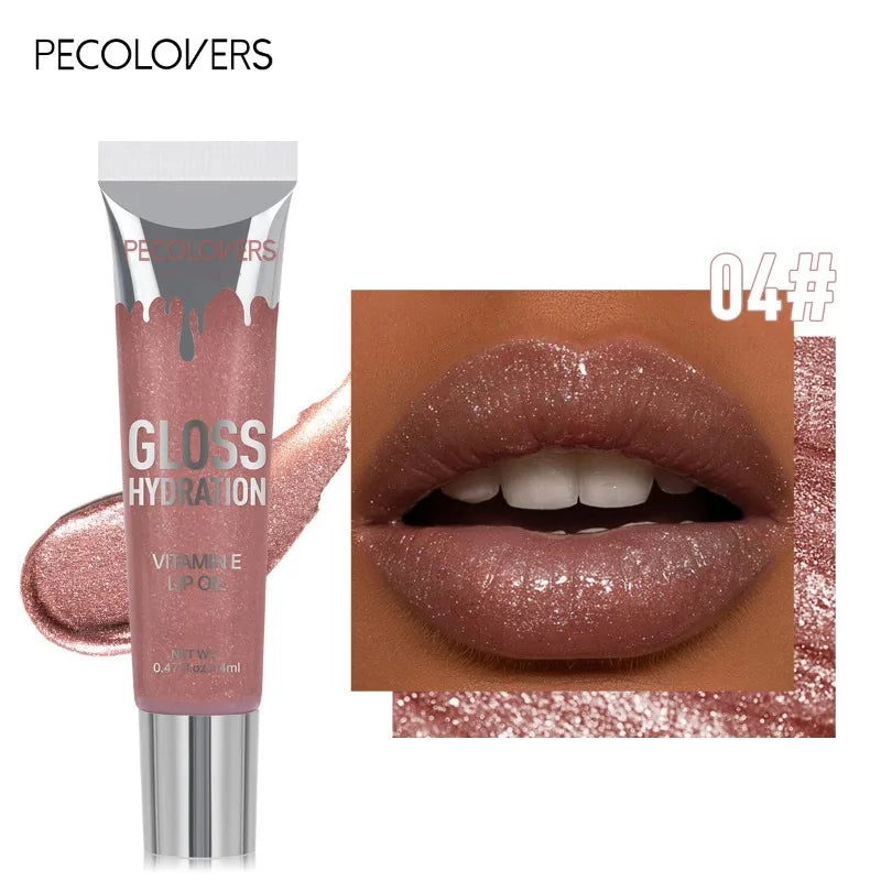Tube Eight-color Lip Oil Moisturizing Long-lasting Natural Colored Lip Balm Lip Gloss Lip Oil Lip Cosmetics Lip Gloss Tubes
