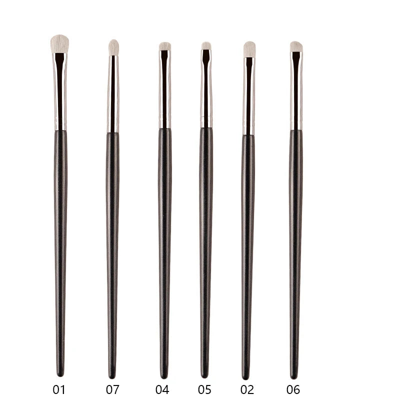 1pc White Pony Hair Eyeshadow Makeup brushes Small Smudge Precision Crease Detail Bevel Eye Shadow Make up brush Liner Lip
