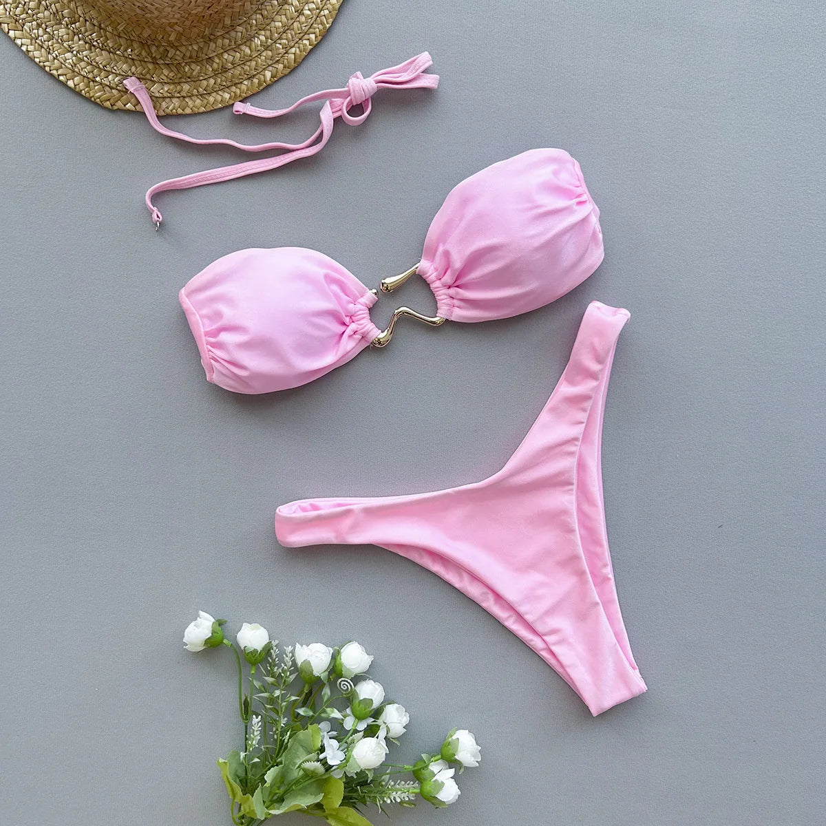 DEBAIOR Swimsuits 2025 Women Trend Bathing Suits Beach Clothes Up Two Piece Suits Tankini Lisos Bathroom Suits Bikinis Sets