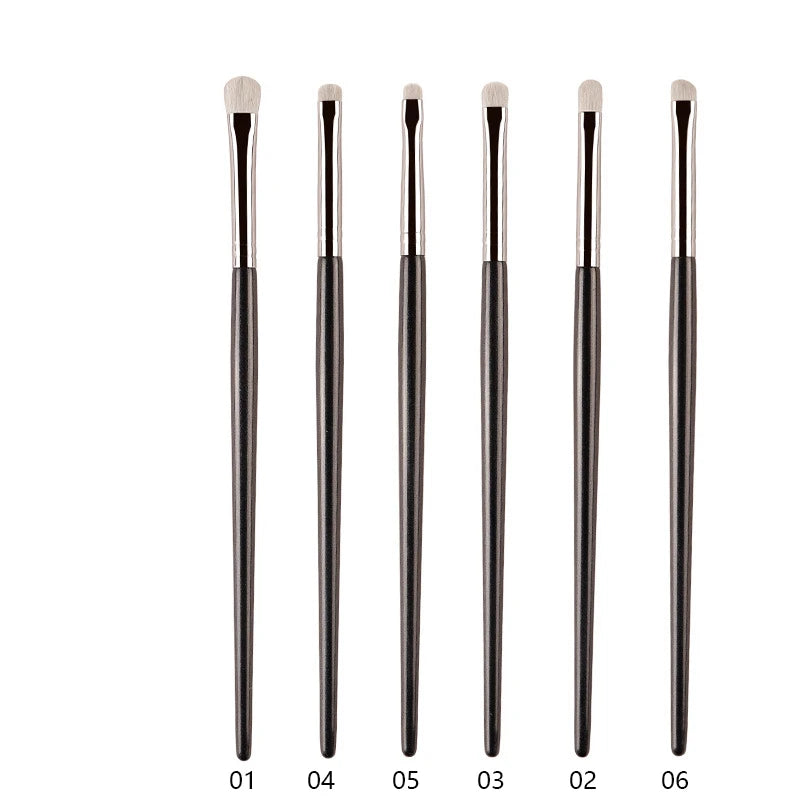 1pc White Pony Hair Eyeshadow Makeup brushes Small Smudge Precision Crease Detail Bevel Eye Shadow Make up brush Liner Lip