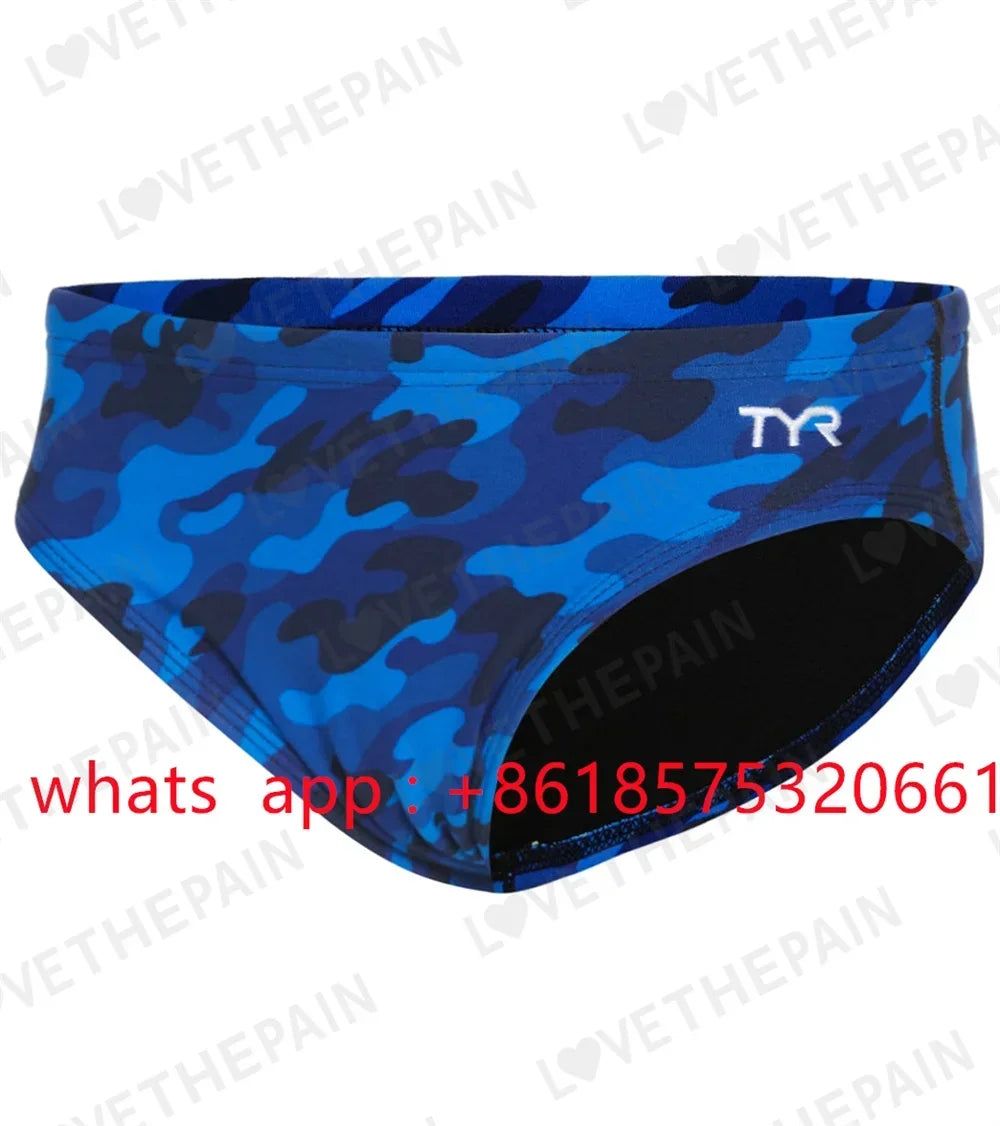 Men's Camo Racer Brief Swimsuit Triangular Swimming Trunks Trunks Swim Surf Trunks Beach Short Surf Summer Swimming Jammer 2023