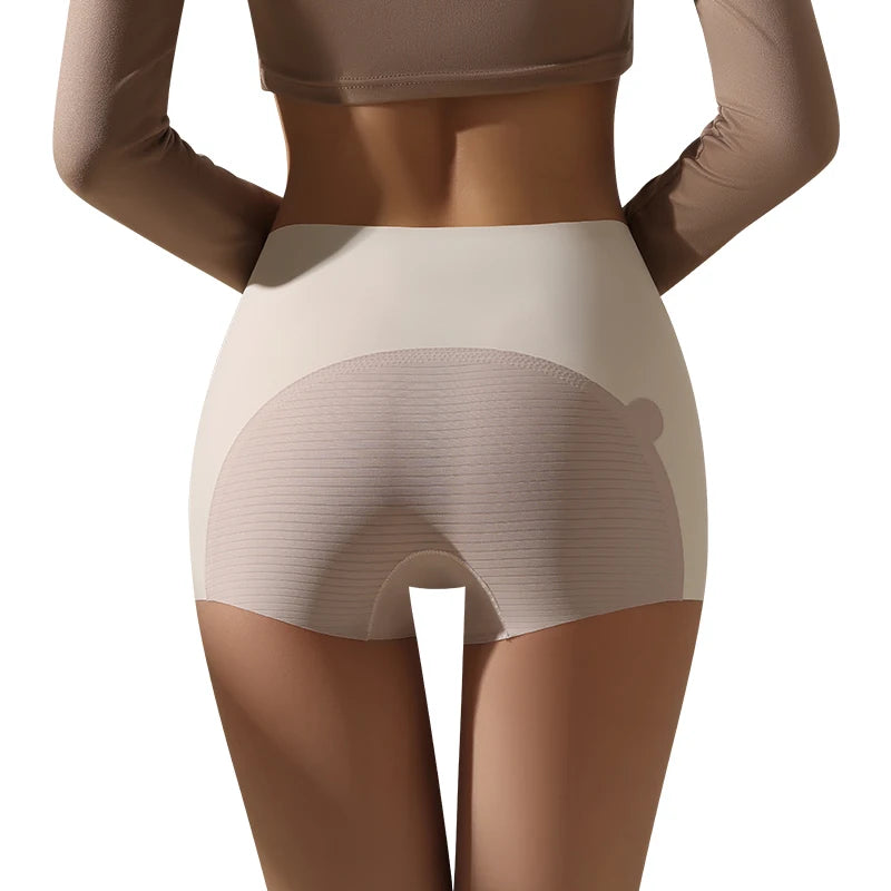 Cute Bear Women's Boxer Shorts Under the Skirt Safety Short Pants Underwear for Women Plus Size Shorts Ice Silk Summer Panties