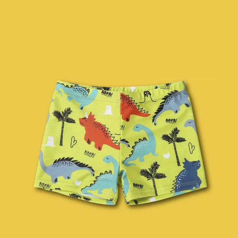 2023 Kids Swim Trunks Polyester Cartoon Beach Shorts Hot Springs Little Boys Water Park Swim Trunks Men