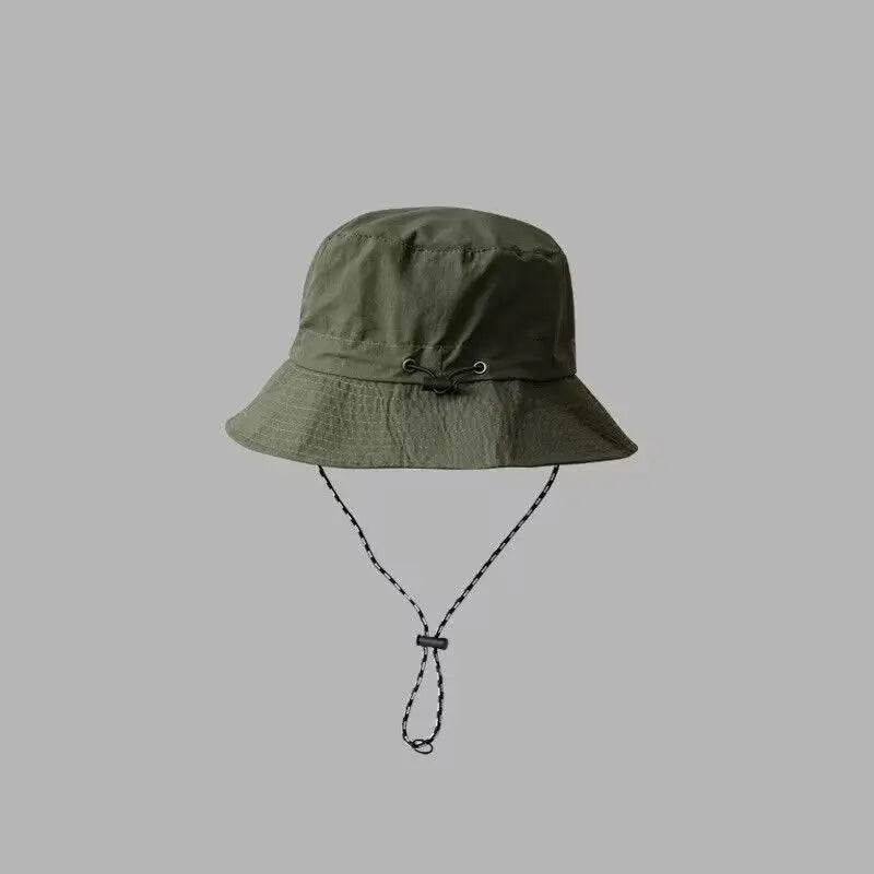 New Fishing Cap Men Women Quick-Drying Folding Fishing Cap Outdoor Bucket Hat Camping Hat Windproof Trekking Hat Beach Hat