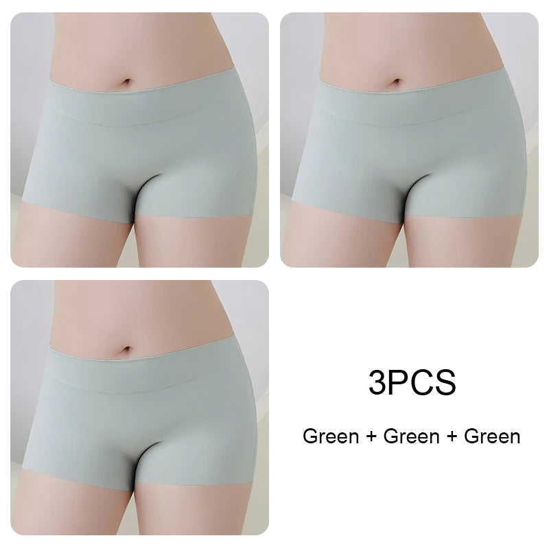 Boxer Women Seamless Panties Plus Size Shorts Safety Short Pants Shorts Under the Skirt Underwear for Women Women's Panties Set