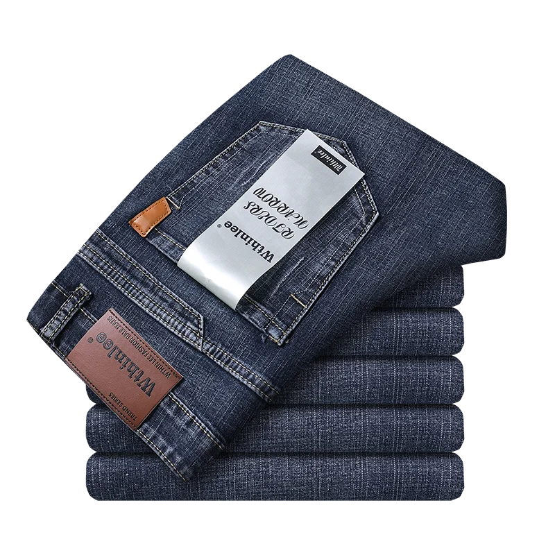 Men's Classic Jeans Jean Homme Pantalones Hombre Men Spijkerbroek Mannen Soft Black Biker Masculino Denim Overalls Men's Pants