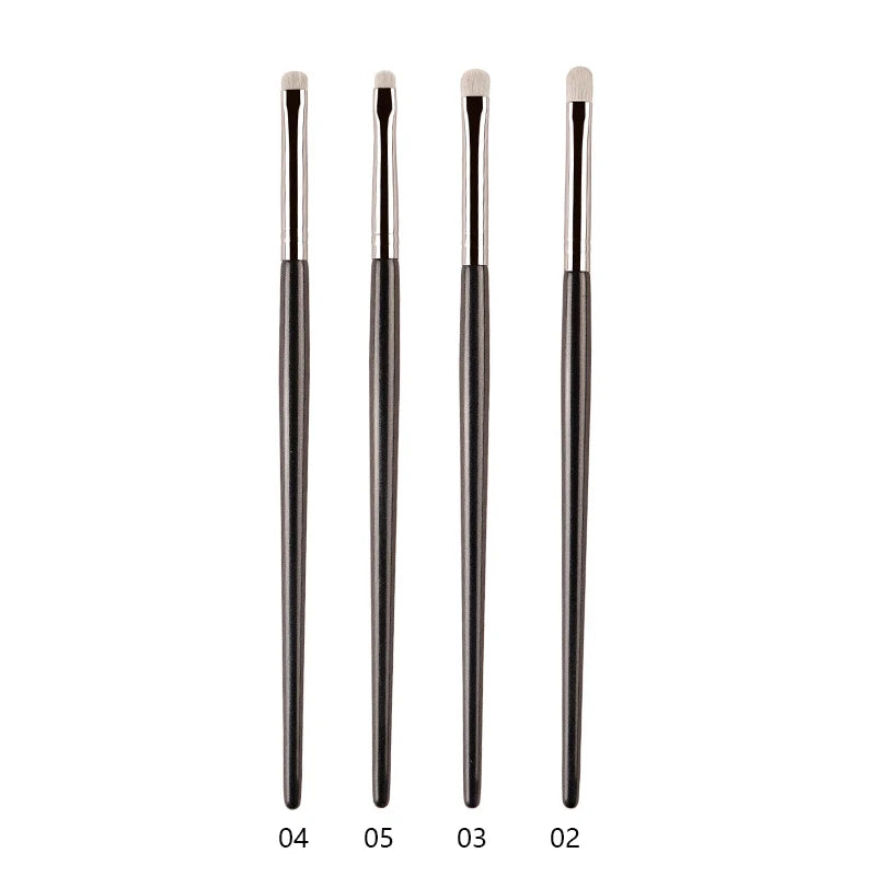 1pc White Pony Hair Eyeshadow Makeup brushes Small Smudge Precision Crease Detail Bevel Eye Shadow Make up brush Liner Lip