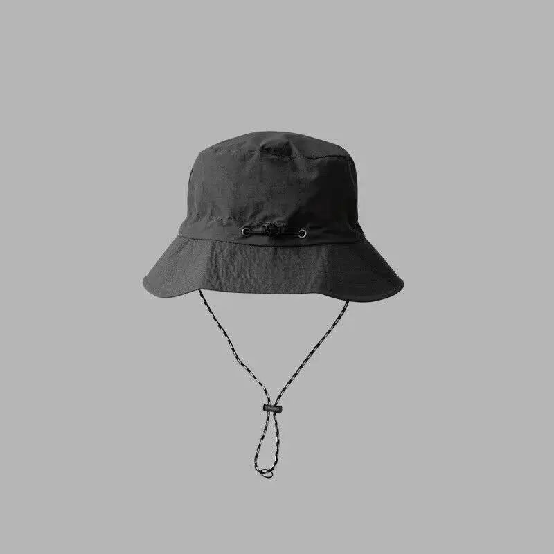 New Fishing Cap Men Women Quick-Drying Folding Fishing Cap Outdoor Bucket Hat Camping Hat Windproof Trekking Hat Beach Hat