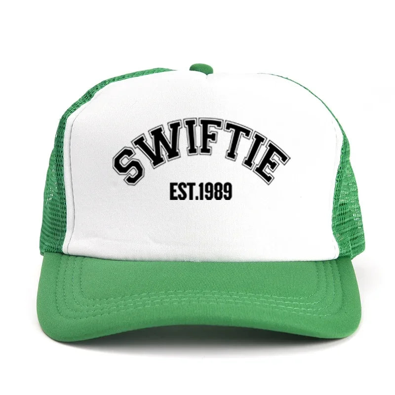 Wholesale Hot Selling 1989 Print Dad Hat Men Fashion Baseball Caps Retro Trucker Hat Unisex Gifts Mesh Cap From Fans Party Hat