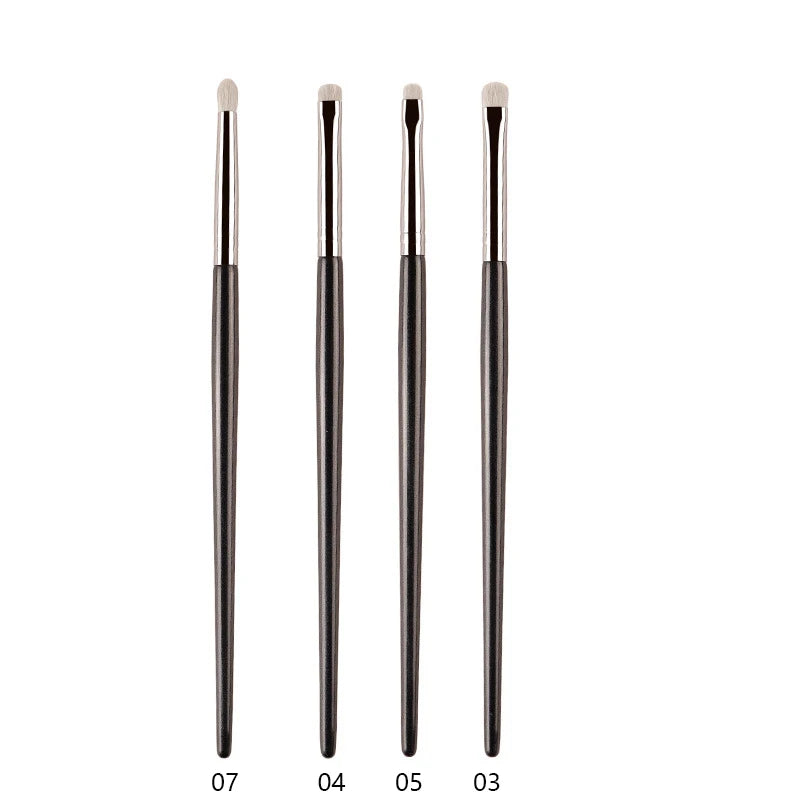 1pc White Pony Hair Eyeshadow Makeup brushes Small Smudge Precision Crease Detail Bevel Eye Shadow Make up brush Liner Lip
