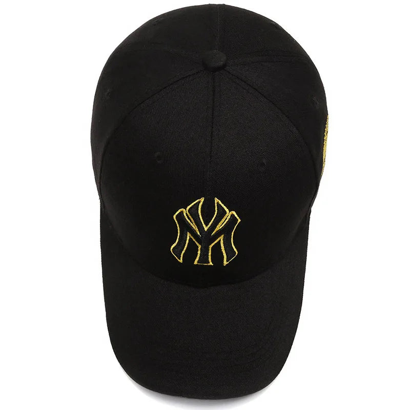 Fashion Korean Letter MY Baseball Cap 3D Embroidery Dad Hat Men Women Summer Sun Visor Caps Fishing Hat Unisex-Teens Hip Hop Hat
