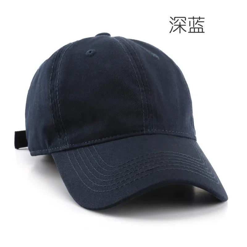 Men's Solid Color Baseball Cap Ladies Hat Men's Hat Outdoor Sports Mountaineering Hat Snapback Embroidery Sun-Proof Cap