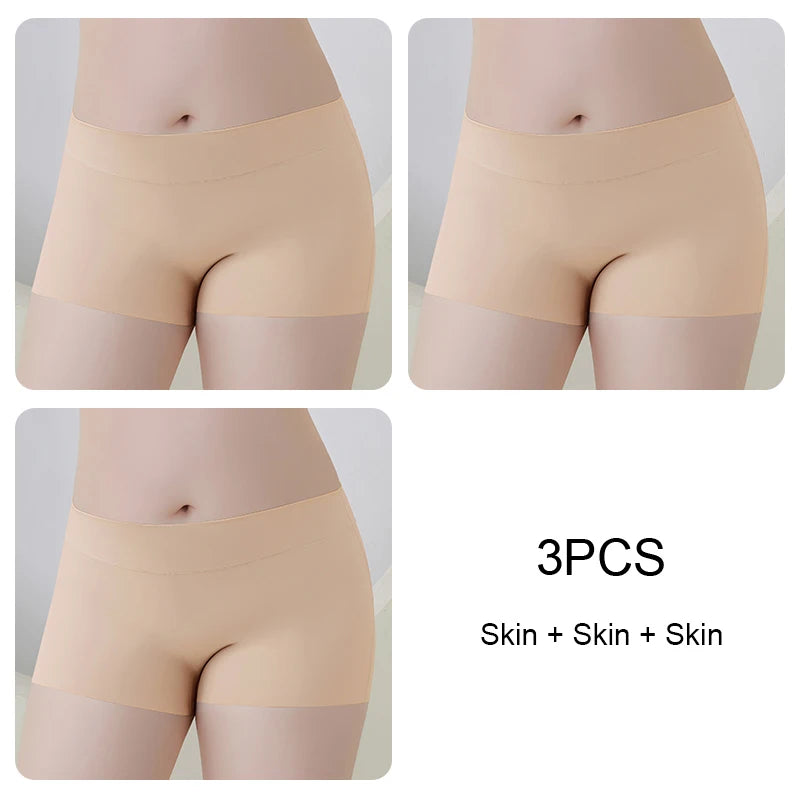 Boxer Women Seamless Panties Plus Size Shorts Safety Short Pants Shorts Under the Skirt Underwear for Women Women's Panties Set