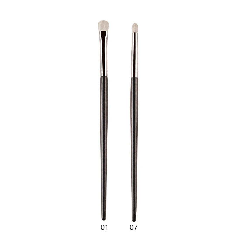 1pc White Pony Hair Eyeshadow Makeup brushes Small Smudge Precision Crease Detail Bevel Eye Shadow Make up brush Liner Lip