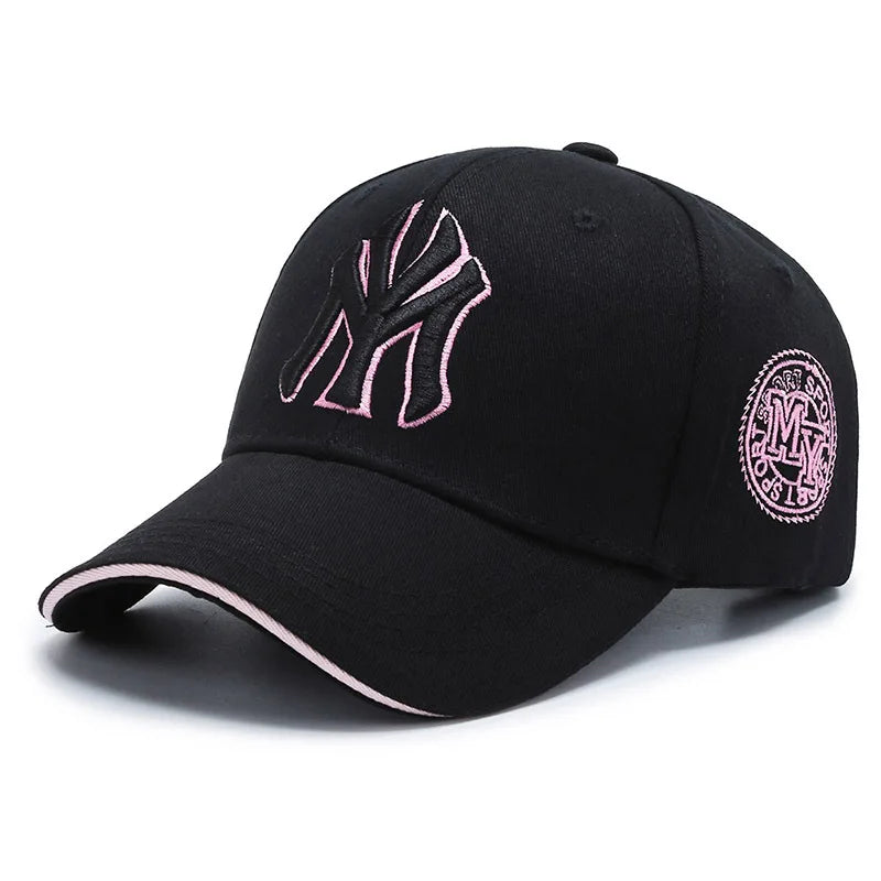 Fashion Korean Letter MY Baseball Cap 3D Embroidery Dad Hat Men Women Summer Sun Visor Caps Fishing Hat Unisex-Teens Hip Hop Hat
