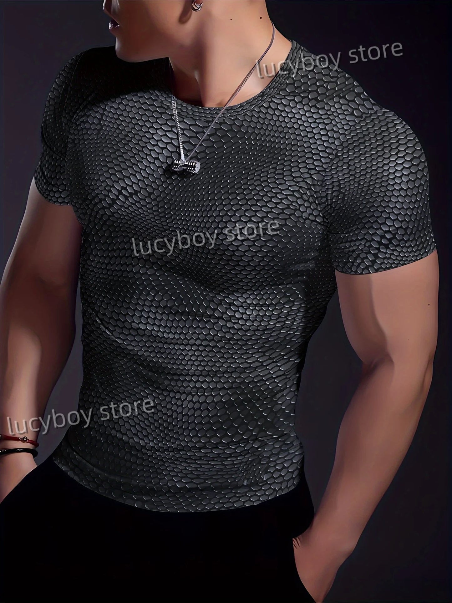 Men's Sports Gym T Shirt Muscle Training Tees Short Sleeve Tees Quick Drying Running Sportwear Men Oversized Tops Men Clothing