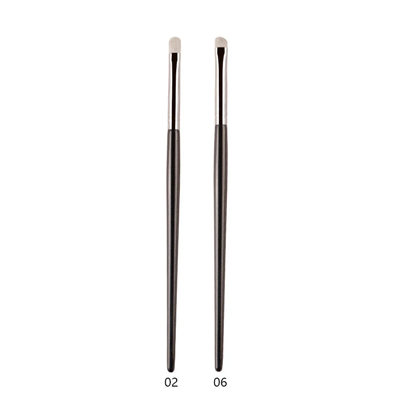 1pc White Pony Hair Eyeshadow Makeup brushes Small Smudge Precision Crease Detail Bevel Eye Shadow Make up brush Liner Lip