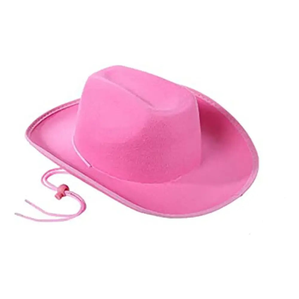 Cowboy Hat Women Men Cowboy Accessory Felt Princess Hat Bachelorette Party Hat Costume Party Cosplay Cowgirl Hat Performance