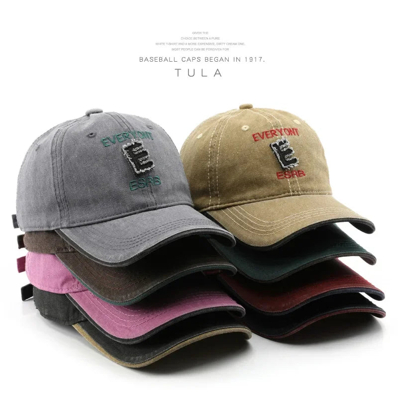 Men's Baseball Hat Women's Cotton Sailor Hat Men's Outdoor Snapback Hip Hop Truck Driver Hat Gray Hat Dad Hat Fashion New