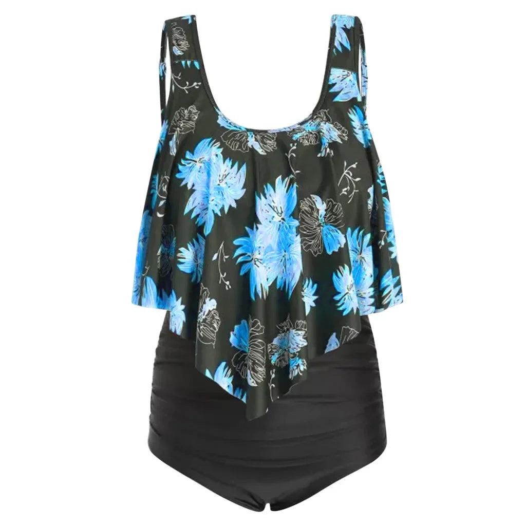 Summer Women Plus Size Sexy Print Brazilian Swimwear Beachwear Swimsuit Bathing Suits swimsuit women 2024 New