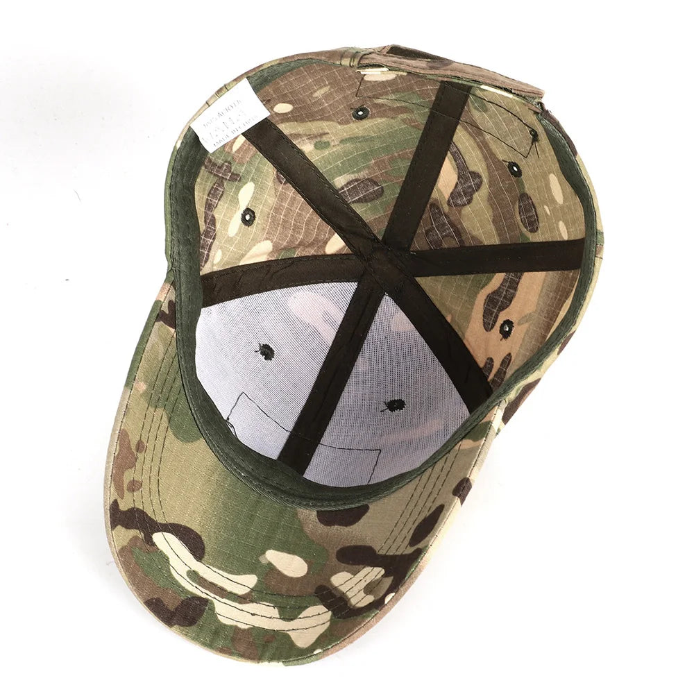 13 Colors Camouflage Men's gorras Baseball Cap Male Bone Masculino Dad Hat Trucker New Tactical Men's Cap Camo Snapback Hat