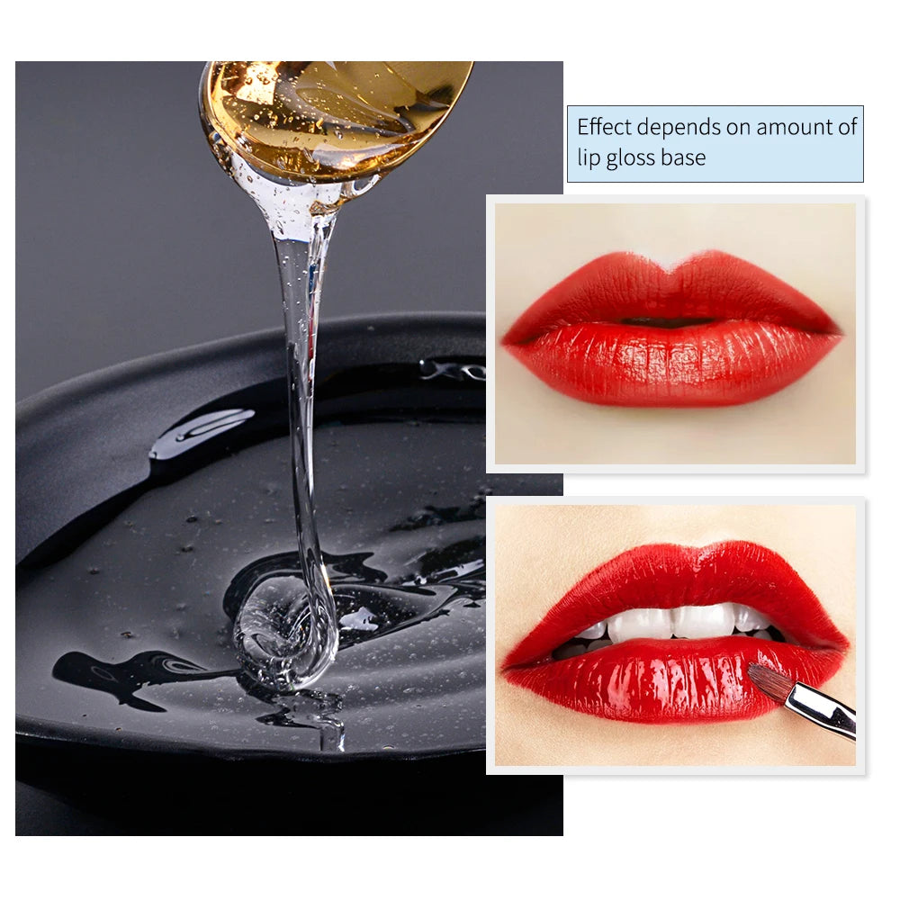 200ml Lip Gloss Base Gel for DIY Lip Gloss Lip Glow Oil Moisturizing Lip Lipgloss Mater Free Shipping Odorless DIY Lip Gloss