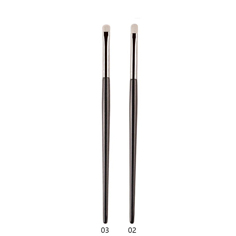 1pc White Pony Hair Eyeshadow Makeup brushes Small Smudge Precision Crease Detail Bevel Eye Shadow Make up brush Liner Lip