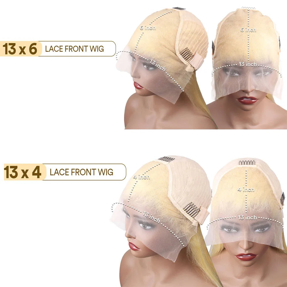 613 Hd Lace Front Wig 13x6 13x4 Body Wave Lace Front Wig Human Hair Blonde Human Lace Front Wig Pre Plucked 613 Human Hair Wig