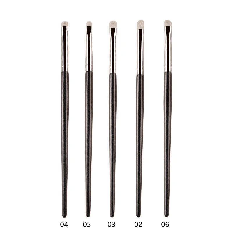 1pc White Pony Hair Eyeshadow Makeup brushes Small Smudge Precision Crease Detail Bevel Eye Shadow Make up brush Liner Lip