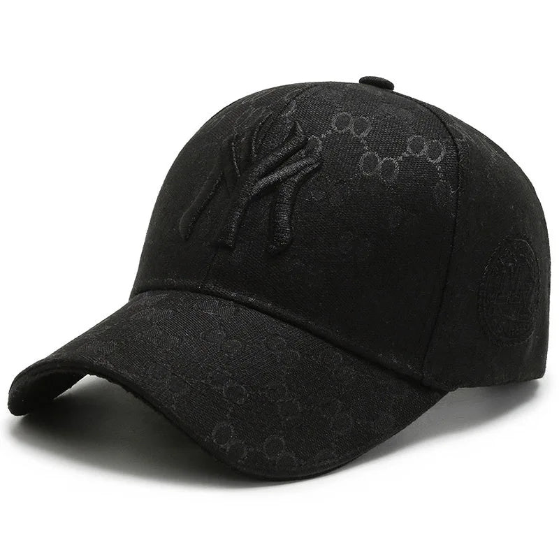 Fashion Korean Letter MY Baseball Cap 3D Embroidery Dad Hat Men Women Summer Sun Visor Caps Fishing Hat Unisex-Teens Hip Hop Hat