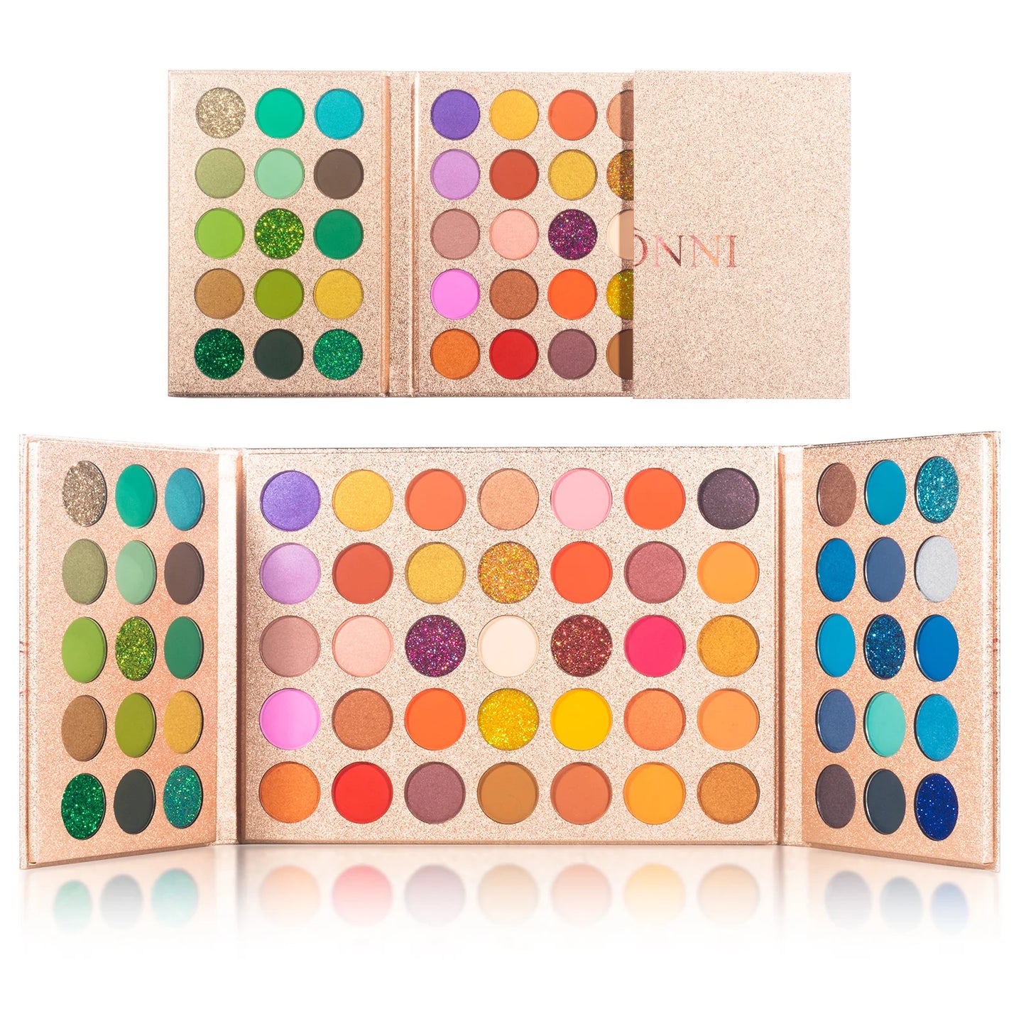 Boutique 65 Colors Eye Shadow Plate Shimmer Matte Sequin Eyeshadow Colorful Stage Ball Dedicated Neon Eyeshadow Palette Beauty