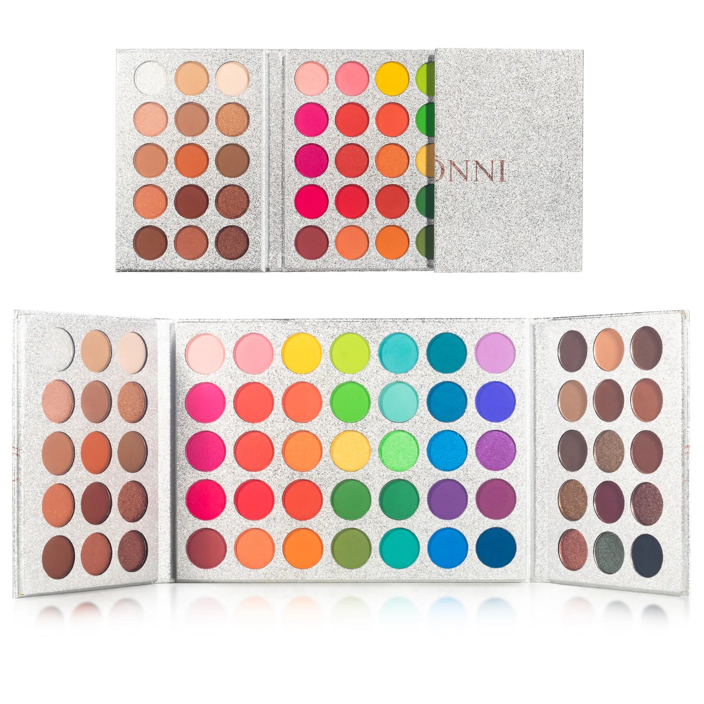 Boutique 65 Colors Eye Shadow Plate Shimmer Matte Sequin Eyeshadow Colorful Stage Ball Dedicated Neon Eyeshadow Palette Beauty