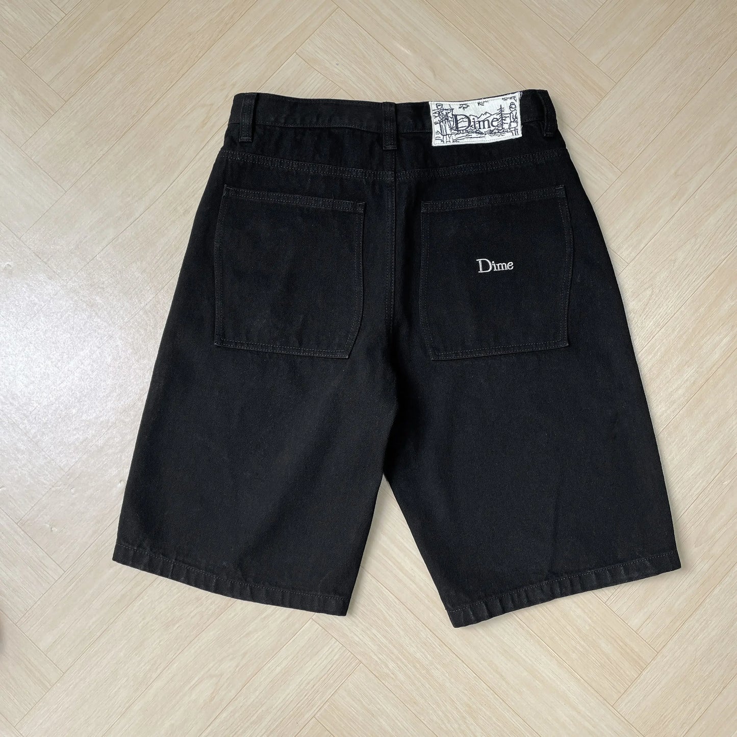 2025 Y2K Traf Dime short for Men Dime Skate Baggy short Embroidery Denim Simple Dime Pants men’s Jeans Mujer Hot traf Men jeans