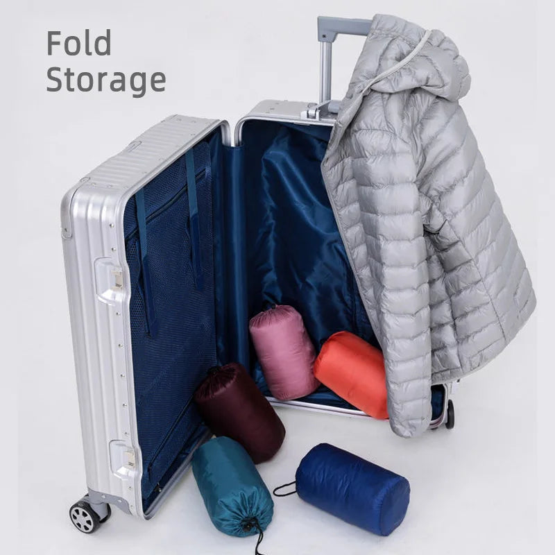 Down Jacket Men All-Season Ultra Lightweight Packable Water and Wind-Resistant Breathable Coat Men Hoodies Jackets Men Jacket