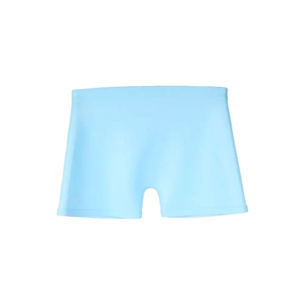 Four Corner Swimming Trunks Children Swim Trunks Solid Color Hot Spring Pants Flat Corner Swimming Trunks Silicone Swim Trunks