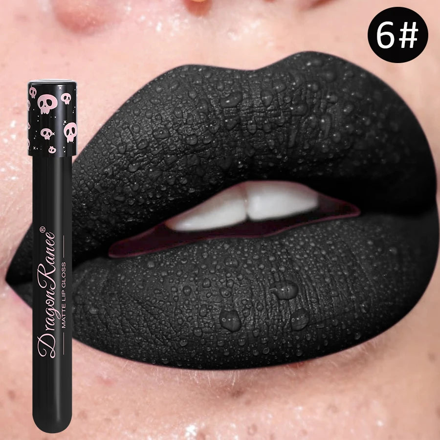 Colored Lip Gloss, Lip Glaze, Test Tube Lip Glaze, Lip Makeup, Easy to Color, Waterproof Matte Lip Gloss, Party Lip Makeup, Lip Gloss, Not Easy to Fade Lip Gloss