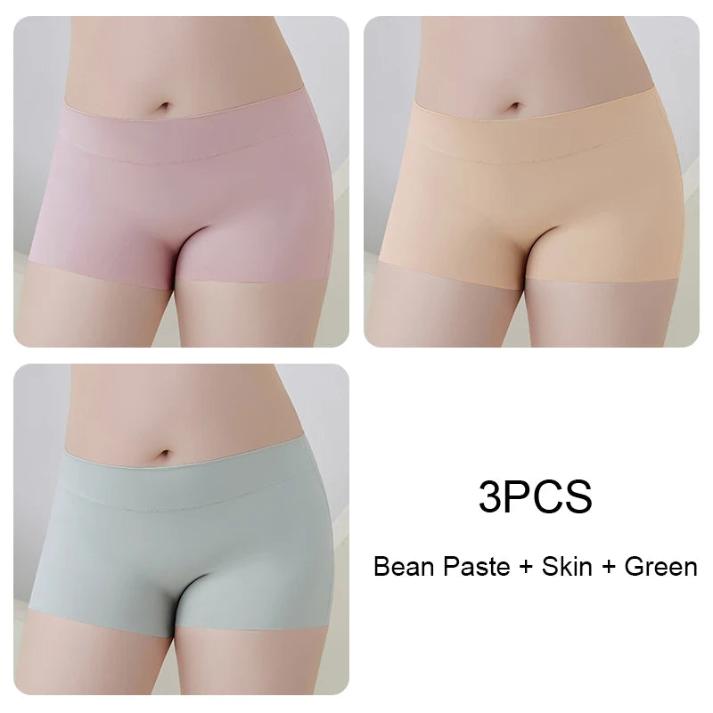 Boxer Women Seamless Panties Plus Size Shorts Safety Short Pants Shorts Under the Skirt Underwear for Women Women's Panties Set