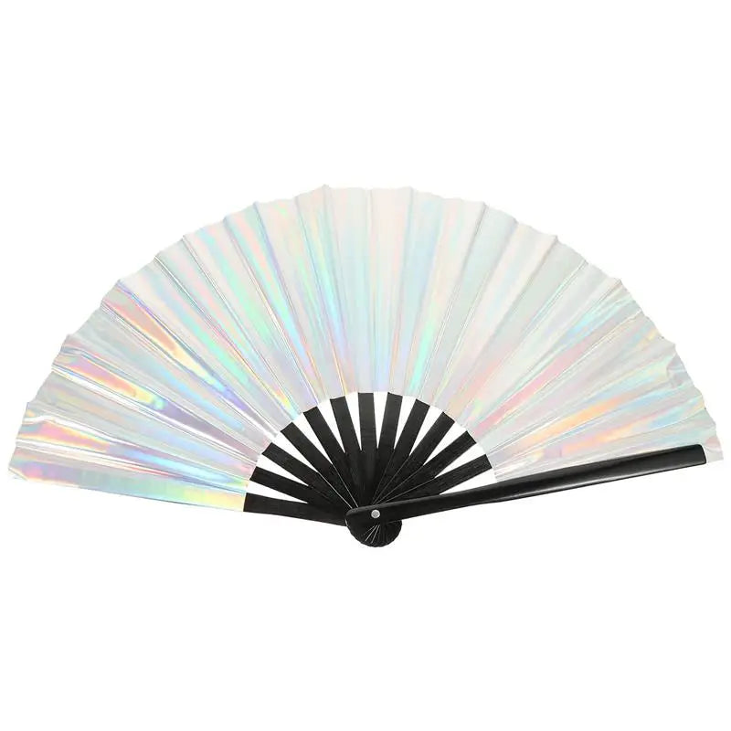 Portable Folding Fan Handheld Fans Rave Hand Fan Large Hand Fans Wedding Fans Bamboo Classical Folding Fans Home Decor