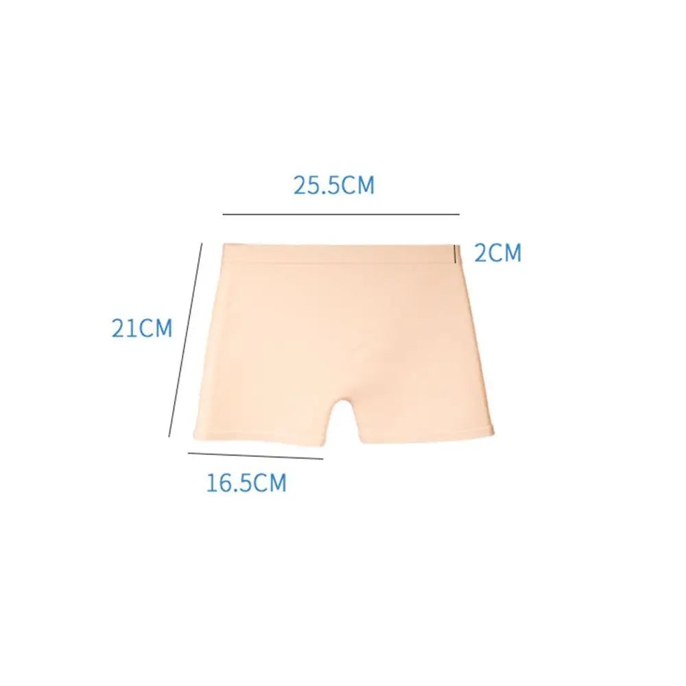 Four Corner Swimming Trunks Children Swim Trunks Solid Color Hot Spring Pants Flat Corner Swimming Trunks Silicone Swim Trunks