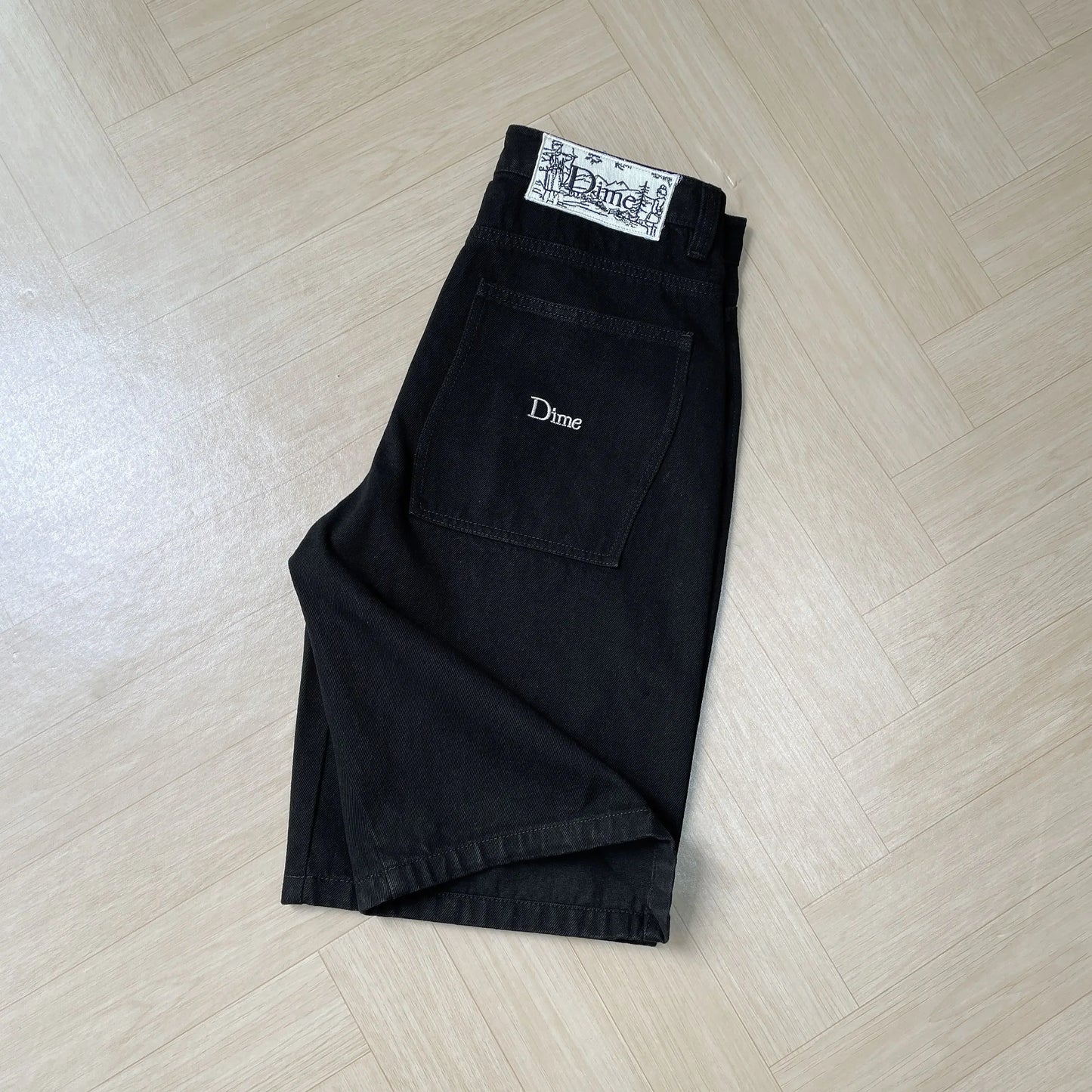 2025 Y2K Traf Dime short for Men Dime Skate Baggy short Embroidery Denim Simple Dime Pants men’s Jeans Mujer Hot traf Men jeans
