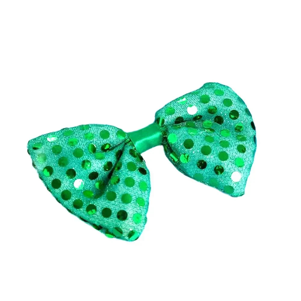 Woman Men Kids LED Light Up Sequin Fedora Jazz Hat Cap Gift Necktie Tie Neon Glow Party Bar Birthday Costume Wedding Festival