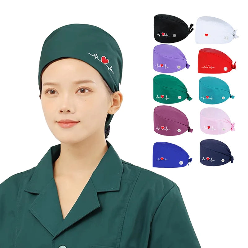 Unisex Soft Scrub Cap Medical Hat Scrubs Hat for women surgicals hat women's and men operating room hat Nursing accessories