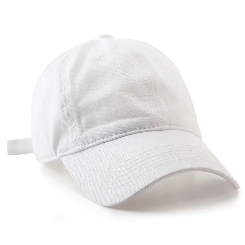 Men's Solid Color Baseball Cap Ladies Hat Men's Hat Outdoor Sports Mountaineering Hat Snapback Embroidery Sun-Proof Cap