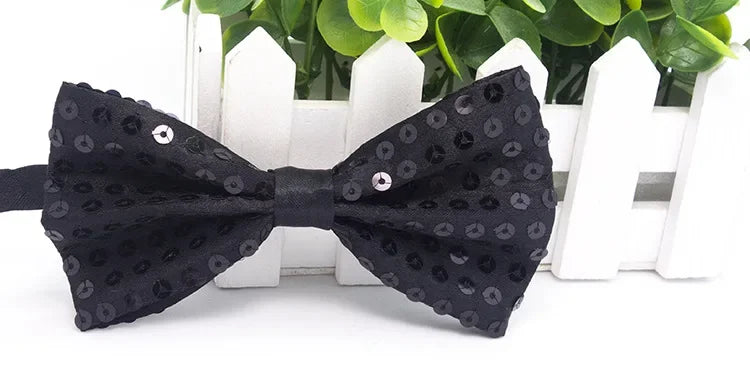 Fashion Boy Girl Men Woman Sequin Hat Bow Tie Gloves Cowboy Birthday Party Cap Jazz Dance Show Props Costume Wedding Festival